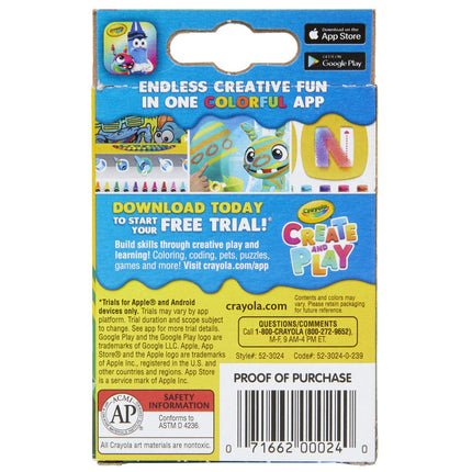 Crayola Crayons 24 Colors (Pack of 4)