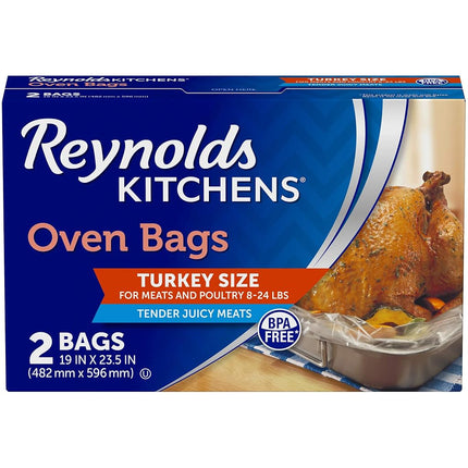 Reynolds Wrap Oven Bags Turkey 19" X 23-1/2" 2 / B