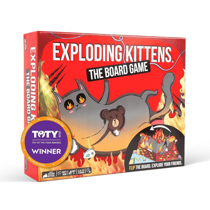 Exploding Kittens The Board Game, 2-6 Players, Age