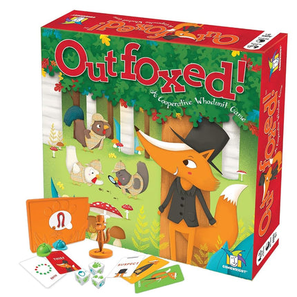 Gamewright | Outfoxed! Game | Board Game | Ages 5+ | 2-4 Players | 20 Minutes Playing Time