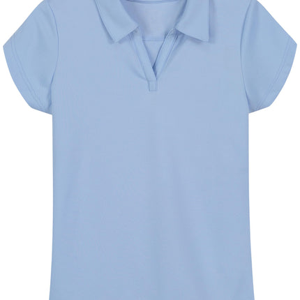 Nautica Little Girls Short Sleeve Performance Polo