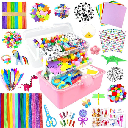 ZEIZHUBN 3000 Pieces Craft Set Children, DIY Craft