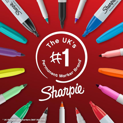 Sharpie Permanent Marker Set | Limited Edition Colour Assortment | Fine Point | 18 Count Marker Pens | Back to School Set