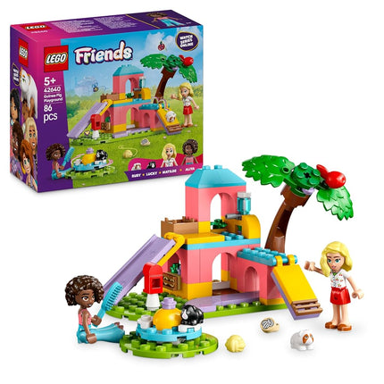 LEGO Friends Guinea Pig Playground Toy - incl. 2 Mini Dolls, 2 Animal Figures and Lots of Pet Care Accessories - Creative Birthday Gift for 5+ Year Old Girls - 42640