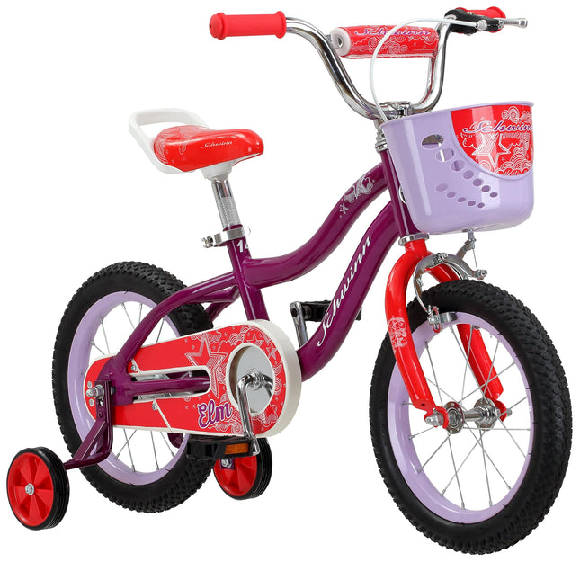 Schwinn Elm Girls Bike for Toddlers and Kids, 14-I