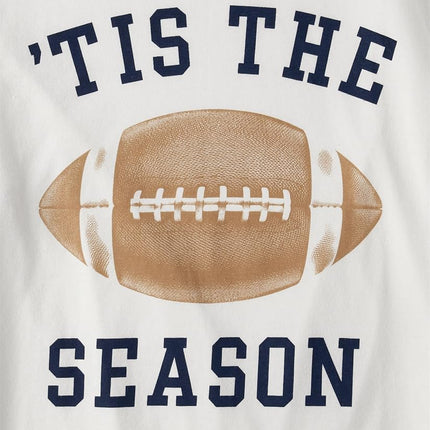The Children's Place Baby Family Matching, Football Pajama Sets, Cotton, Tis The Season, Small (Adult)
