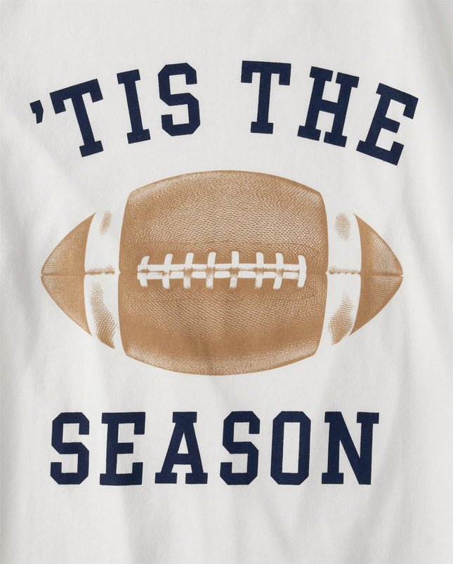 The Children's Place Baby Family Matching, Football Pajama Sets, Cotton, Tis The Season, X-Small (Adult)