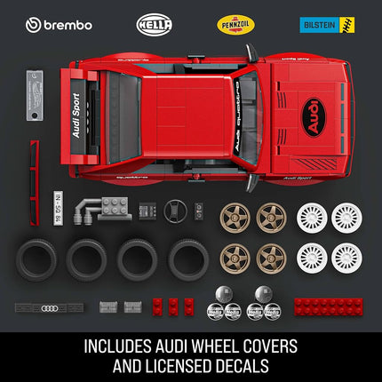 Mattel Brick Shop Hot Wheels '84 Audi Sport Quattro Building Kit