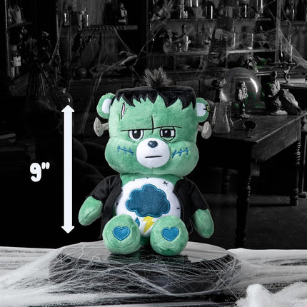 Basic Fun Care Bears, Grumpy as Frankenstein, Care Bears Universal Monsters 22cm Plush, Cuddly Toys for Children, Cute teddy bear, Suitable for Girls and Boys Ages 4+