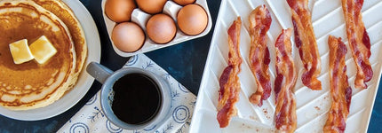 Nordic Ware 60173 Slanted Bacon and MeatTray, Plastic, White