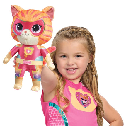 Just Play Disney Junior SuperKitties Su-Purr Charged Ginny to the Rescue Lights and Sounds 12-inch Figure, Kids Toys for Ages 3 Up