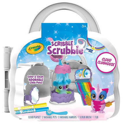 Crayola Scribble Scrubbie Cloud Playset, Toy for Kids, Gift, Ages 3, 4, 5, 6