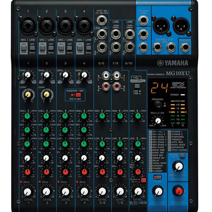 Yamaha Mg10Xu 10-Input Stereo Mixer With Effects
