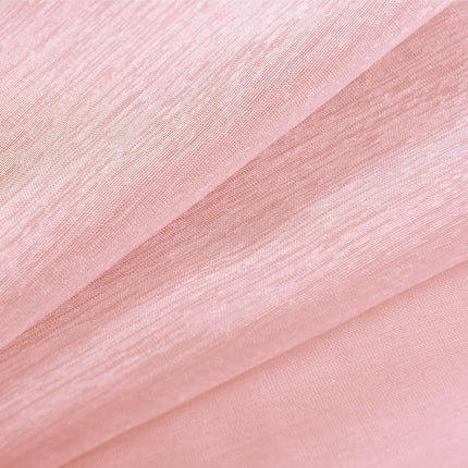 KOUFALL Blush Curtains 2 Panels,Dusty Pink Sheer Grommet Pastel Curtains for Teen Girls Bedroom Toddler,96 Inches Long 2 Panels Set