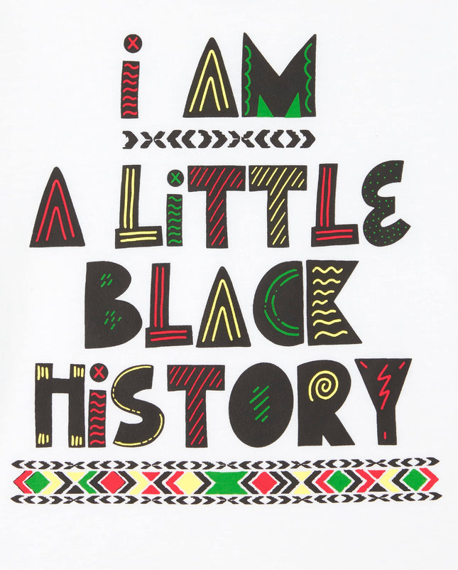 The Children's Place Baby and Toddler Short Sleeve Graphic T-Shirt, Black History, 24 Months
