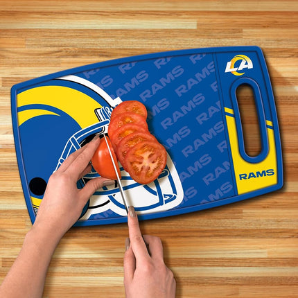 YouTheFan NFL Los Angeles Rams Logo Series Cutting Board