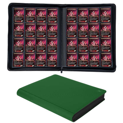 KUOOKING 1408+ Pockets Trading Card Binder (Green)