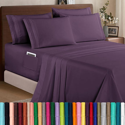 Elegant Comfort 1500 Premium Quality 4-Piece Bed S