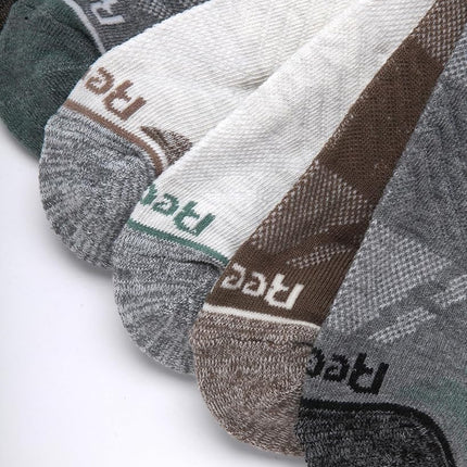 Reebok Mens Quarter Socks - 6 Pack Moisture Wicking Performance Stretch Athletic Ankle Socks for Men (Sizes: 6-12.5)
