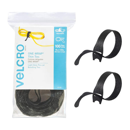 VELCRO Brand ONE WRAP Thin Ties | Strong & Reusabl
