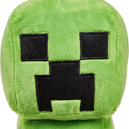 Mattel Minecraft Basic Plush Character Soft Dolls, Video Game-Inspired Collectible Toy Gifts for Kids & Fans Ages 3 Years Old & Up, HBN40, Creeper