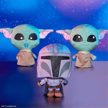 Star Wars™ Doorables Puffables Plush – Star Wars: The Mandalorian™, 10-inch Squishy Plush Featuring Glitter Eyes, Styles May Vary, Kids Toys for Ages 3 Up, Gifts and Presents