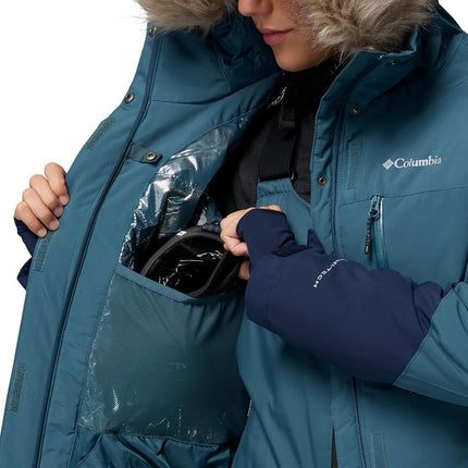 Columbia Women's Ava Alpine Ii Insulated Jacket, Everblue/Collegiate Navy, XXL