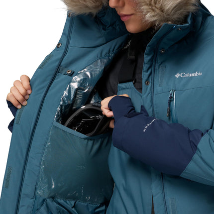 Columbia Women's Ava Alpine Ii Insulated Jacket, Everblue/Collegiate Navy, XXL