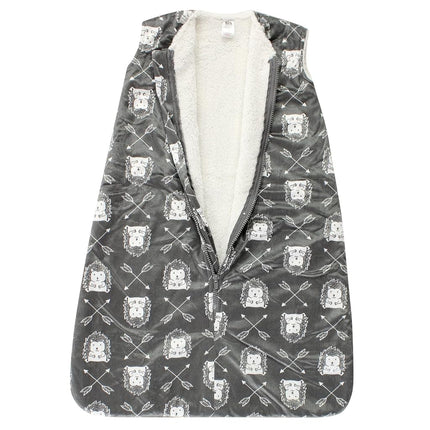 Gigoteuse Hudson Baby unisexe en vison avec intérieur Sherpa, motif hérisson, 0-6 mois