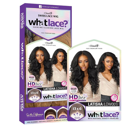 Sensationnel HD Lace Front Wig Cloud 9 What Lace Swiss Lace 13X6 Latisha (T1B/30)
