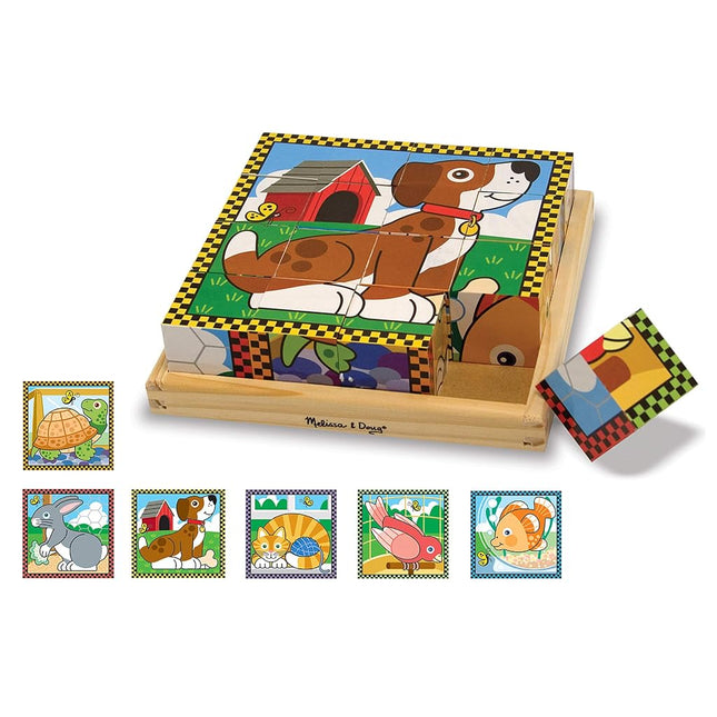 Pets Cube Puzzle: Puzzles (Wooden) - Maze/Cube/Touch & Feel