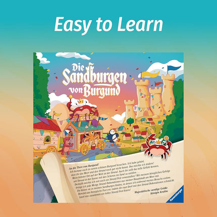 Ravensburger Sandcastles of Burgundy - Board Games for Kids Age 5 Years Up