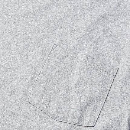 Camiseta de manga corta Hanes para hombre (paquete de 2), gris claro, XL, gris claro, grande