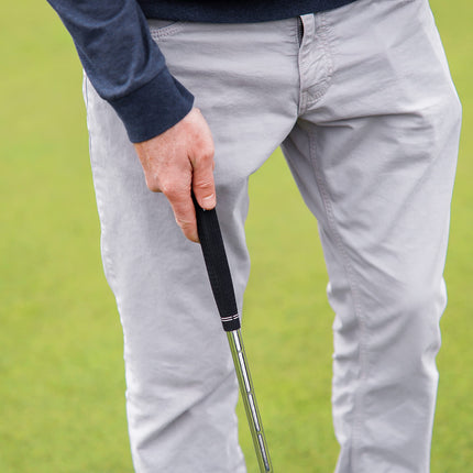GoSports GS1 Tour Golf Putter � 34� Right-Handed Blade Putter with Milled Face, Choose Oversized Fat Grip or Traditional Grip, Silver