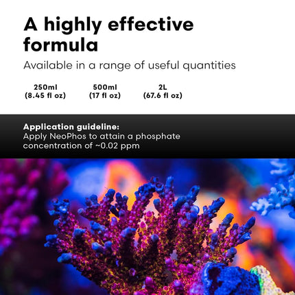 Brightwell Aquatics - NeoPhos - Balanced Phosphorus Source for Phosphorus-Limited, Low-Nutrient Reef Aquaria - Aquarium Water Treatments, 8.5 fl oz