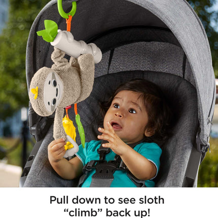 Fisher-Price FXC31 Paresseux tout doux, jouet d'éveil pour bébé, multicolore