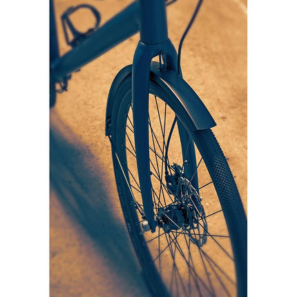 SKS GERMANY EDGE AL 46 SET mudguard set, bike accessories (aluminium mudguards, high stability, easy mounting, suitable for almost every frame, with ESC safety system), black