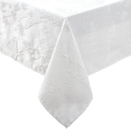 Laura Ashley Tablecloth Raised Woven Embroidered J