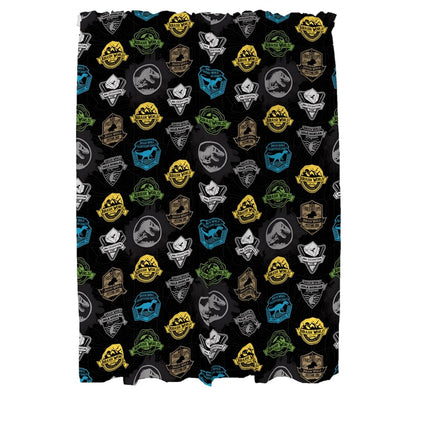 Franco Kids Room Window Curtains Drapes Set, 82 in x 63 in, Jurassic World