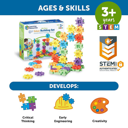 Learning Resources Gears Deluxe Building Set