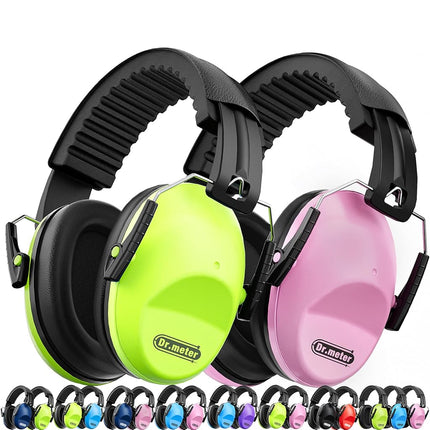 Dr.meter Noise Cancelling Ear Muffs, 2 Pack Green 