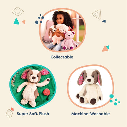 B. toys Happyhues Cupcake Pup Stuffed Animal, Washable Puppy, 1-Piece Set