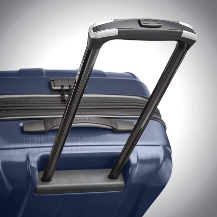 Samsonite Unisex-Adult Centric 2 Hardside Expandable Luggage with Spinners, True Navy, Checked-Large 28-Inch, Centric 2 Hardside Expandable Luggage with Spinners