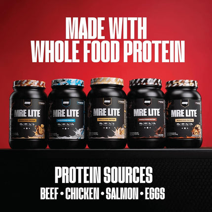 Redcon1 MRE Lite Whole Food Cookies and Cream Protein Powder 30 Servings