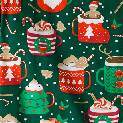 The Children's Place Pyjamas de Noël Festifs pour Enfants, Assortis pour Toute la Famille, en Coton, Mugs Coco, 16