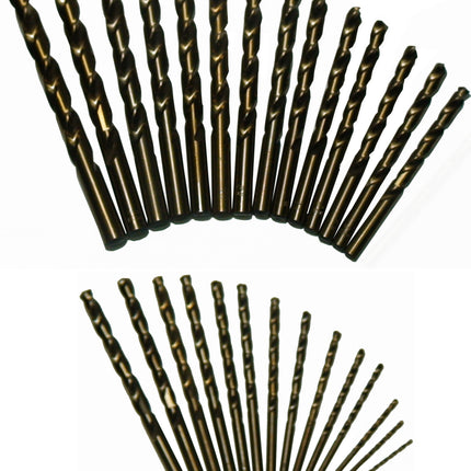 Drill America - D/A29J-CO-PC 29-Piece M42 Cobalt Drill Bit Set in Round Case (1/16" - 1/2" x 64ths), D/ACO Series