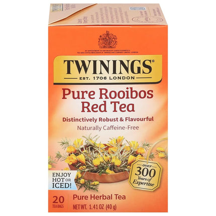 Twinings Tea Red African Rooibos Tea, 20 ct