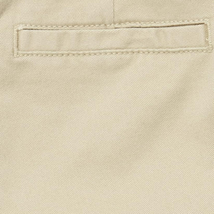 The Children's Place Lote de 2 pantalones cortos chinos de uniforme para niña, color arena, 16S