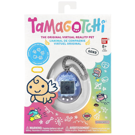Tamagotchi Original Angel Tiara (P3) - Digital Pet with Angel Shell Design and Three-Dimensional Wings