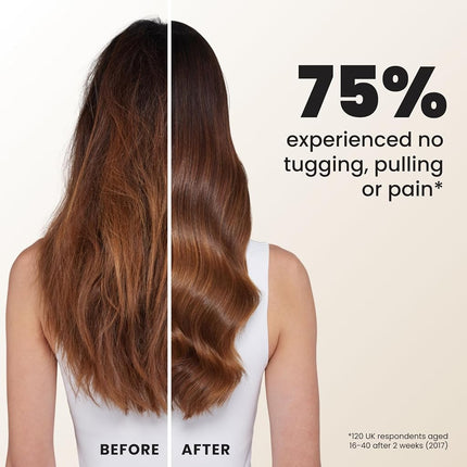 Tangle Teezer | The Large The Ultimate Detangler Hairbrush | Perfect for Long, Thick, Curly & Textured Hair | Two-Tiered Teeth for Gentle Detangling | Reduces Breakage | Ergonomic Handle | Cappucino